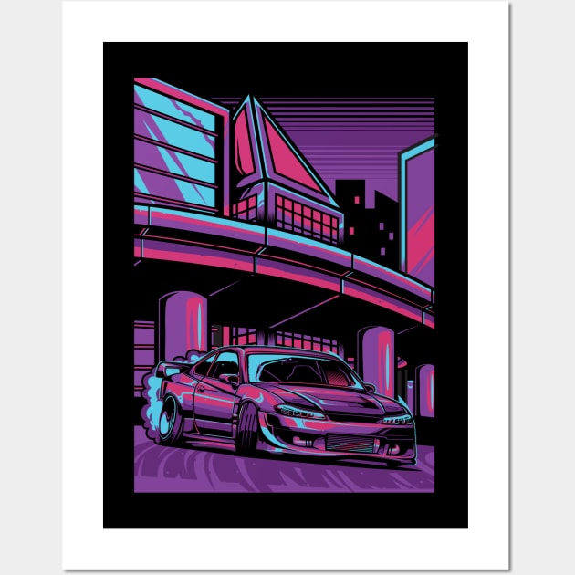 Nissan Silvia s15 Wall Art by JDMAPEX